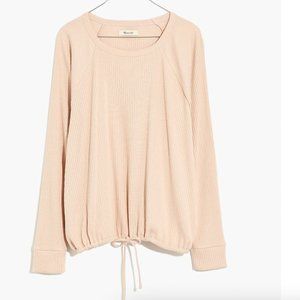 🔥HOT🔥 MADEWELL Ribbed Knit Drawstring Knit Top